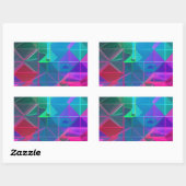 サイバーラティス：光のスペクトル 長方形シール (シート)