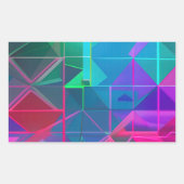 サイバーラティス：光のスペクトル 長方形シール (正面)