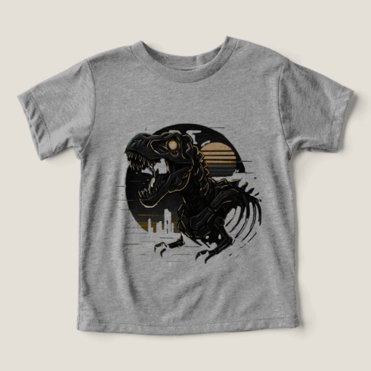サイバーレックス ネオン 骨格 ビンテージ Tシャツ (デザイン正面)