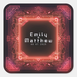 サイバー中世融合結婚の スクエアシール