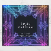 サイバー中世融合結婚の ビールラベル (シングルラベル)