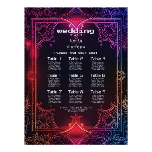 サイバー中世融合結婚の ポスター (正面)