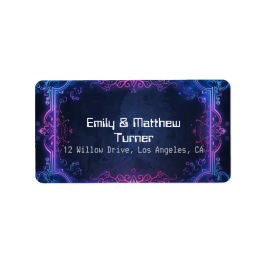 サイバー中世融合結婚の ラベル (正面)