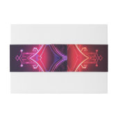 サイバー中世融合結婚の 招待状ベリーバンド (裏面例)