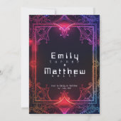 サイバー中世融合結婚の 招待状 (裏面)