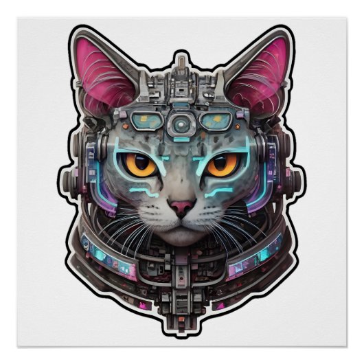 サイバー子猫の好奇心 ポスター (正面)