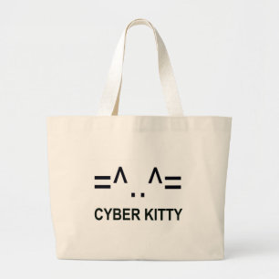 サイバー子猫 ラージトートバッグ