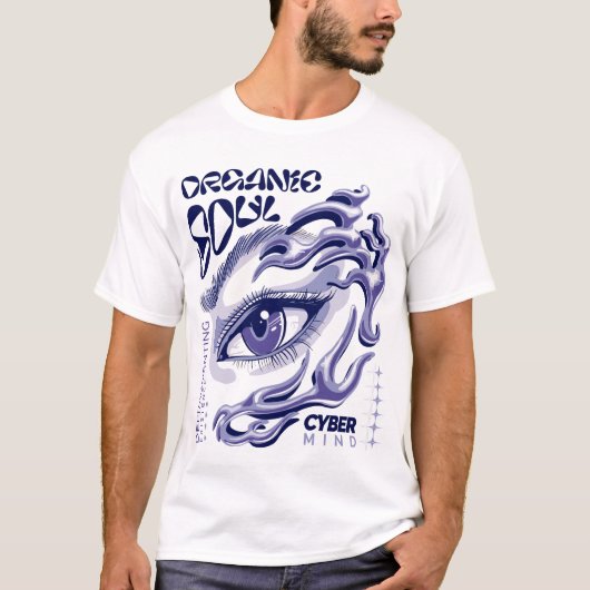 サイバー幻想の眼 波動 Tシャツ (正面)