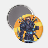 サイバー忍者 マグネット (正面/裏面)