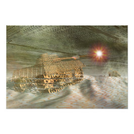 サイバー戦争のポスター フォトプリント           