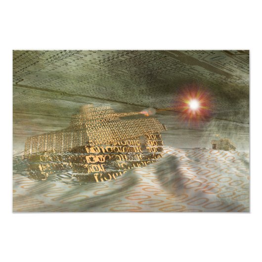 サイバー戦争のポスター フォトプリント            (正面)