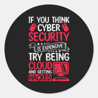 サイバー戦士のホワイトハッカーと倫理的ハッカー ラウンドシール