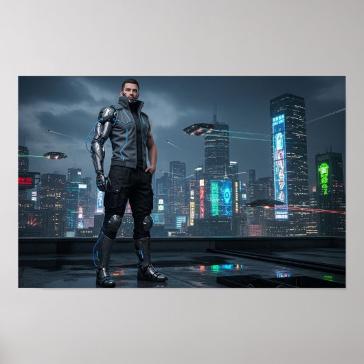 サイバー拡張者 ポスター (正面)