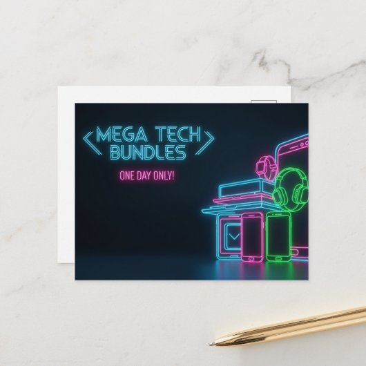 サイバー月曜日 ポストカード (正面/裏面インサイチュ)