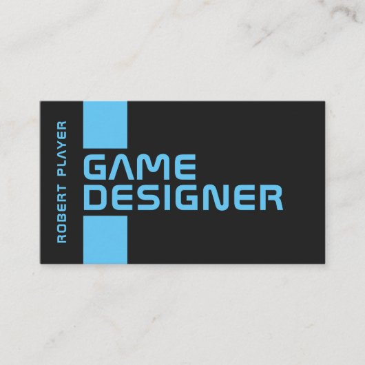 サイバー未来的ミニマル 名刺 (正面)