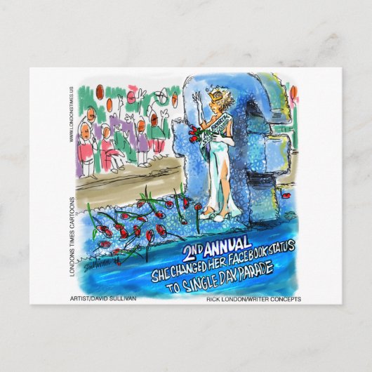 サイバー美しいおもしろいクイーンギフトTeeカードなど ポストカード (正面)