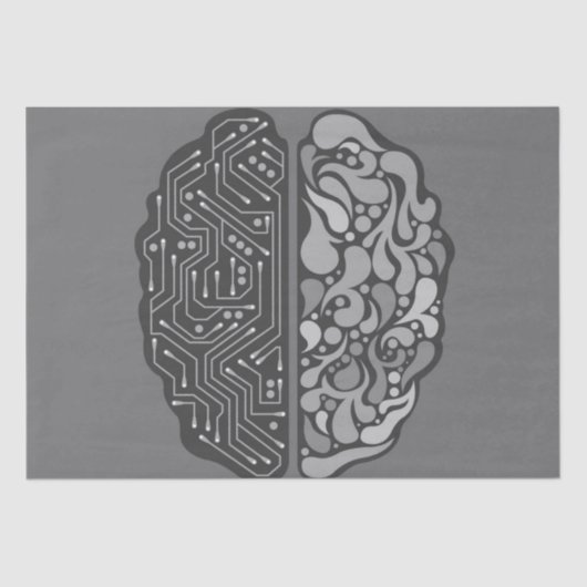 サイバー脳ティッシュペーパー 薄葉紙 (正面)