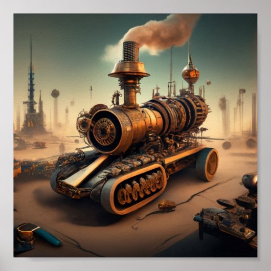 サイバー蒸気列車 ポスター (正面)