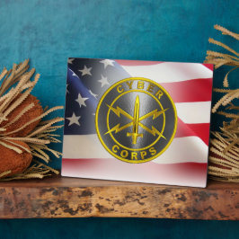 サイバー軍隊軍退役軍人 フォトプラーク