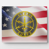 サイバー部隊退役軍人 フォトプラーク (正面)