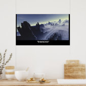 サイバー都市 ポスター (キッチン)