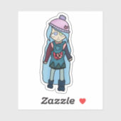 サイバー雪 シール (シート)