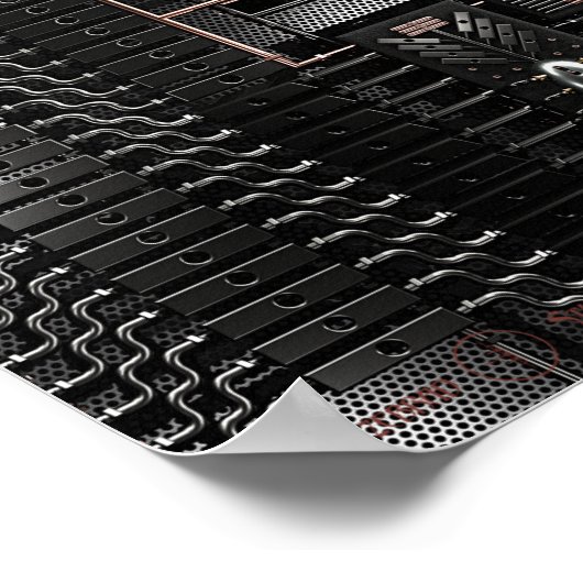 サイバー領域 ポスター (角)