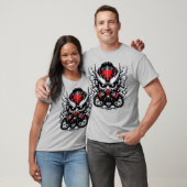 サイバー鬼:スモークウォリアーマスク Tシャツ (ユニセックス)