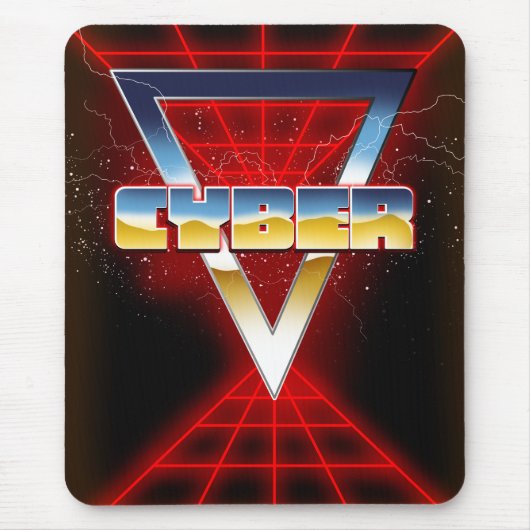 サイバー1980年代 マウスパッド (正面)
