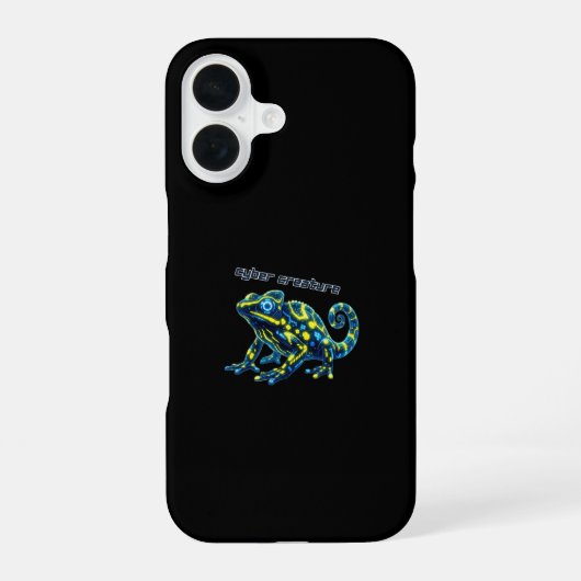 サイバー・クリーチャー iPhone 16ケース (裏面)