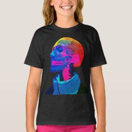 サイバー・スカル - 未来の解剖学アート Tシャツ
