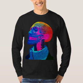 サイバー・スカル - 未来の解剖学アート Tシャツ
