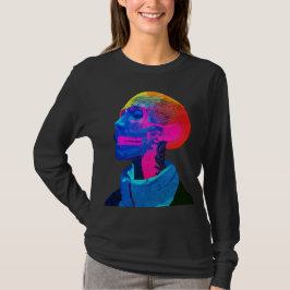 サイバー・スカル - 未来の解剖学アート Tシャツ