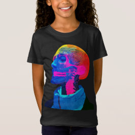 サイバー・スカル - 未来の解剖学アート Tシャツ