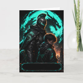 サイバー・ドラゴン・ファーザーグリーティングカード カード