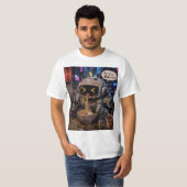 サイバー・バイツ - ロボット・ラーメンの夜 Tシャツ (正面フル)