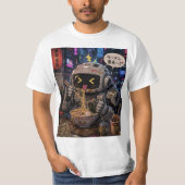 サイバー・バイツ - ロボット・ラーメンの夜 Tシャツ (正面)