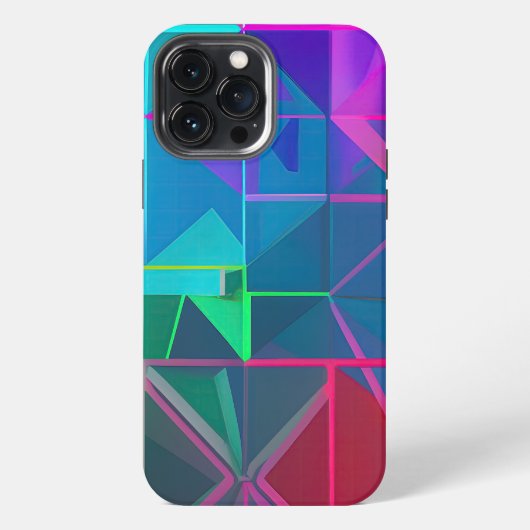サイバー・ラティス:光のスペクトル iPhoneケース (裏面)