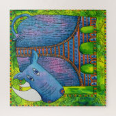 サイパターン(の模様が)あるノウォーターイラストレーション ジグソーパズル (縦)