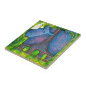 サイパターン（の模様が）あるノウォーターイラストレーション タイル (側面)