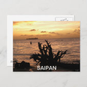 サイパンサンセット ポストカード (正面/裏面)