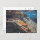 サイパン・フィッシュ・タンク ポストカード (正面/裏面)