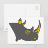 サイパーソナライズされたノグラフィックイラストレーション ポストカード (正面/裏面)