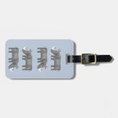 サイパーソナライズされたノ ラゲッジタグ (正面横)