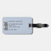 サイパーソナライズされたノ ラゲッジタグ (裏面横)