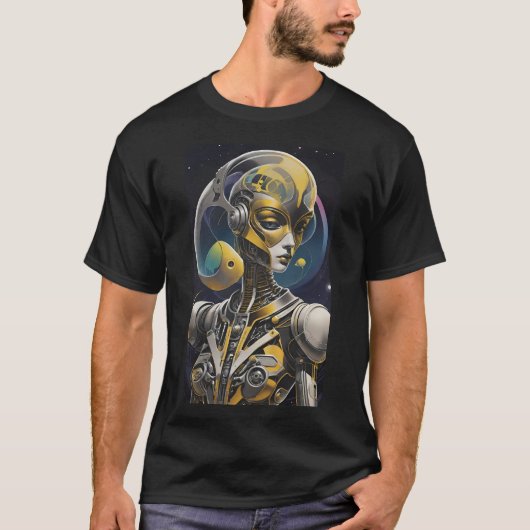 サイビル ケン・ゲージ サイボーグ SF Tシャツ (正面)