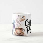 サイピンのコーヒーとハトのマグを見る コーヒーマグカップ (中央)