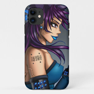 サイファイの日本製アニメの女の子 iPhone 11 ケース