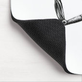 サイファイの暗いサイボーグのマウスのマット マウスパッド (コーナー)