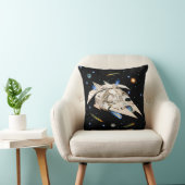 サイファイの《鳥》ハヤブサによってインスパイア宇宙 クッション (椅子)